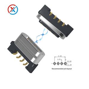 Chine personnalisé 4PIN 5PIN 10PIN connecteur magnétique d'électrode élastique à courant élevé broche Pogo magnétique - Product Image 6