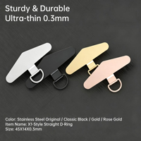 Handyband mit Aluminiumlegierung D-Ring, wasserdicht, rostfrei, universeller Verbindungs-Patch für Umhänge- und Handgelenkschlaufen