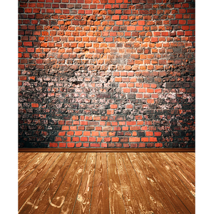 Fond de photographie Mur de briques ancien Intérieur vintage <span class=keywords><strong>Portrait</strong></span> d'enfant Toile de fond photographique Photocall Studio photo - Product Image 2