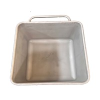 Nouveaux bacs à chariot mécaniques en acier inoxydable de 200 litres pour la fabrication de viande, de saucisses, de légumes, de nuggets de poulet