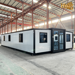 Maison modulaire préfabriquée en acier léger pliable de 40 pieds, 30 pieds, 20 pieds avec <span class=keywords><strong>un</strong></span> design moderne pour les supermarchés et les cuisines - Product Image 2