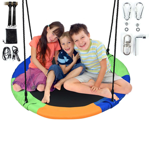 Offre Spéciale gros couleur 40 "extérieur rond <span class=keywords><strong>nid</strong></span> balançoire enfants enfants jardin soucoupe volante arbre <span class=keywords><strong>nid</strong></span> balançoire <span class=keywords><strong>adulte</strong></span> balançoire - Product Image 2