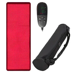 OEM ODM Home Infrared Light Therapy Blanket Reduces Inflammation Full Body Red Light Therapy Mat For Pain Relief