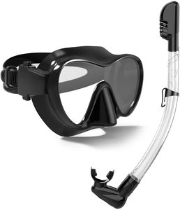 Masque de plongée à faible <span class=keywords><strong>volume</strong></span> avec sangle en silicone de qualité alimentaire, fabriqué par des professionnels, lentille en verre trempé, vue large à 180° - Product Image 4