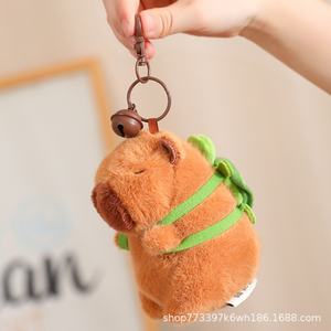 Peluche Capybara avec son couineur et fonction bulles – Adorable petit cadeau pendentif - Product Image 4