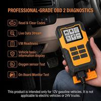 Arrancador de Baterías Profesional para Automóviles y Lector de Códigos OBD 800A, Arrancador de Emergencia con Diagnóstico de Fallas del Motor para Reparación de Automóviles