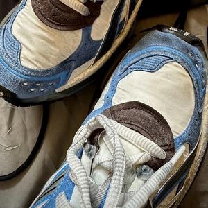 Fashion Designer Breathable Closed Toe Genuine Leather Lace-up Chunky Sneakers-High Quality <b>Running</b> Walking Casual <b>Shoes</b> - Product Image 5