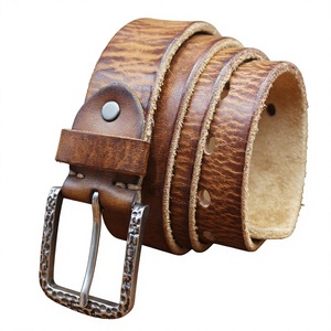 Cinturones de Cuero Premium Vintage con Efecto Desgastado al por Mayor, Cinturón Casual para Jeans de Hombre, Correa de Cuero de Vaca Grabada Personalizada, Piel de Cocodrilo Pura Separada - Product Image 6
