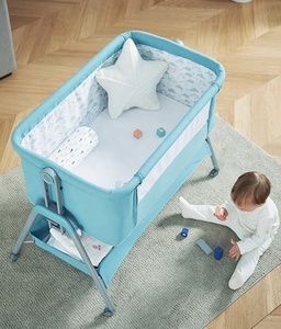 <span class=keywords><strong>Cama</strong></span> de bebé para recién nacidos Cunas para niños <span class=keywords><strong>Cuna</strong></span> para bebés Cabeceras Co-sleeper <span class=keywords><strong>Cama</strong></span> de lujo ajustable en altura <span class=keywords><strong>Cuna</strong></span> unida a la <span class=keywords><strong>cama</strong></span> de adultos - Product Image 6