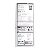 Alimentation électrique de serveur à échange à chaud Platinum 800W d'origine De ll pour serveurs en rack PowerEdge