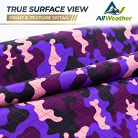 Tissu X-PAC camouflage violet personnalisé en nylon/polyester composite, motif losanges, imperméable et coupe-vent pour sacs à dos et activités de plein air
