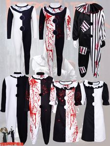 Combinaison de cosplay de clown Terrifier, costume Zentai effrayant et sanglant, tenue de fête de carnaval, costumes fantaisie unisexe en textile - Product Image 3