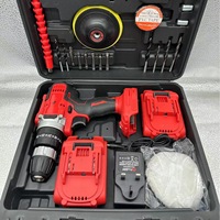 Kit combiné perceuse à percussion sans fil KZCordless 20V Lithium-ion avec moteur à balais, mandrin 1/2 pouce, vitesse variable, pour réparation automobile, coffret de rangement