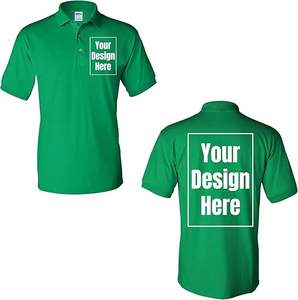 Polo personnalisé pour adulte avec texte à l'avant et à l'arrière, tenue de golf à manches courtes, tissu imprimé et tissu en soie - Product Image 4