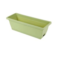 Baki Pot Tanam Panjang Tebal Horen untuk Balkon, Berkebun Sayuran dan Bunga, Model Minimalis Gaya Eropa X12 Heavy Duty