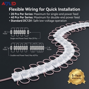 12V Edgelight <b>LED</b> <b>Bar</b> SMD 3030 High Power 2W Injection <b>LED</b> Modules with Optical Lens for Advertising Display <b>Light</b> Box - Product Image 4