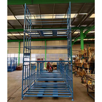Stockage en entrepôt personnalisé porte-pneus pliables empilables portables à usage intensif et porte-pneus pour magasin de voitures de garage lourd