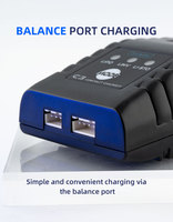 Chargeur d'équilibrage de poche intelligent ToolkitRC C3 Mini AC 25W 2.2A pour batteries LiPo LiHV 2S-3S, compact avec port d'équilibrage pour jouets RC