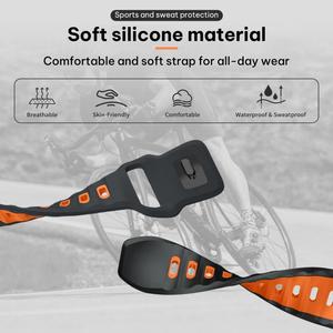 Vente en gros pour <span class=keywords><strong>Fitbit</strong></span> <span class=keywords><strong>Versa</strong></span> 4 / <span class=keywords><strong>3</strong></span> / Sense2 / 1 xDfind Bracelet de montre intelligente en silicone bicolore à tête plate - Product Image 6