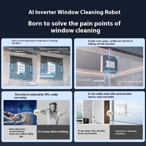 HUTT Nettoyeur de vitres <span class=keywords><strong>W10</strong></span> Blanc-<span class=keywords><strong>Robot</strong></span> nettoyeur de vitres automatique avec double ventouses et 3 modes de nettoyage Fournisseur Mijia - Product Image 4