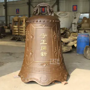 Novos produtos metal artesanato bronze templo sinos