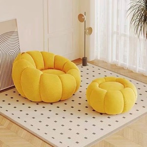 Z Luxury Nordic Modern Design Living Room Chair Fabric Velvet Lounge Chairs Lazy Single Seater Sofa - Product Image 6
