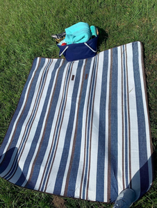 Estera de <span class=keywords><strong>Camping</strong></span> Extra Grande Resistente al Agua Rayas Azules y Blancas Picnic Al Aire Libre Buen <span class=keywords><strong>Precio</strong></span> estera de <span class=keywords><strong>Camping</strong></span> EVA Extra Grande - Product Image 3