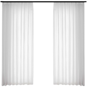 Vente en gros d'usine, rideaux occultants isolants en <span class=keywords><strong>tissu</strong></span> polyester 100% <span class=keywords><strong>blanc</strong></span> voile, style lin moderne, pour hôtel, maison, salon - Product Image 3