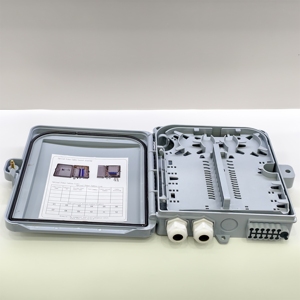 Waterproof Fiber Optic Cable Distribution Box FTTH Wall-mounted 8 Core Splitter Box 12-core Fiber Opitc Pigtails - Product Image 5