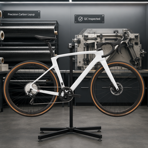 Bicicleta de Carretera GRAVEL-V3 de 24 Velocidades con Frenos de Disco de Fibra de Carbono, Cambio Inalámbrico y Cableado Interno para Ciclismo Todoterreno - Product Image 4