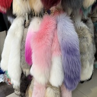 Porte-clés et mousquetons promotionnels personnalisés avec pendentif queue de renard en fourrure véritable, accessoire de sac en fourrure véritable