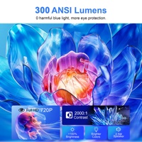 Penjualan Terlaris X16 Android 14 Chip H723 Proyektor Mini Portabel 300ANSI Lumens untuk Rumah dan Luar Ruangan 360 °   Proyektor Film TV Pintar LCD yang Dapat Diputar