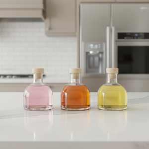 Petite bouteille en verre transparente pour le stockage du vin, des spiritueux, de la vodka, du <span class=keywords><strong>gin</strong></span>, du rhum, recyclable - Product Image 1