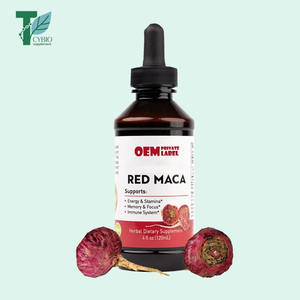 Tetesan cairan ekstrak akar <span class=keywords><strong>MACA</strong></span> merah tetesan untuk dukungan sistem imun, penambah energi dan dukungan memori - Product Image 1