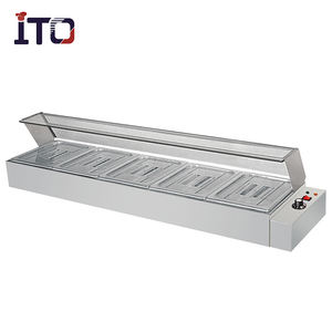 เชิงพาณิชย์สแตนเลสไฟฟ้า Bain Marie สำหรับอุปกรณ์จัดเลี้ยง - Product Image 3