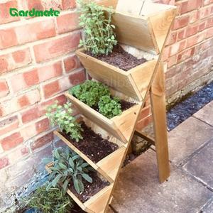 Jardinière en <span class=keywords><strong>bois</strong></span> GARDMATE à 6 niveaux, durable et écologique, <span class=keywords><strong>pour</strong></span> herbes, fleurs et fraises - Product Image 5