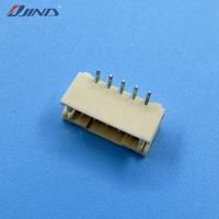 Conector PH-LT-5A de 2.00mm y 90 Grados, 5 Pines, con Carcasa de Nylon, Conector SMT para PCB, Latón Estañado, 2A 100V, Montaje en Placa
