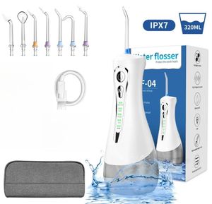مرواء الفم منظف أسنان كهربائي لاسلكي مقاوم للماء للمنزل السفر خيط أسنان - Product Image 1