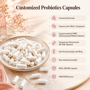 Cápsulas de Probióticos con Fórmula Compleja <span class=keywords><strong>Lactobacillus</strong></span> <span class=keywords><strong>Gasseri</strong></span> CCFM1201 OEM para Prevenir y Aliviar la Vaginitis con Patente - Product Image 1