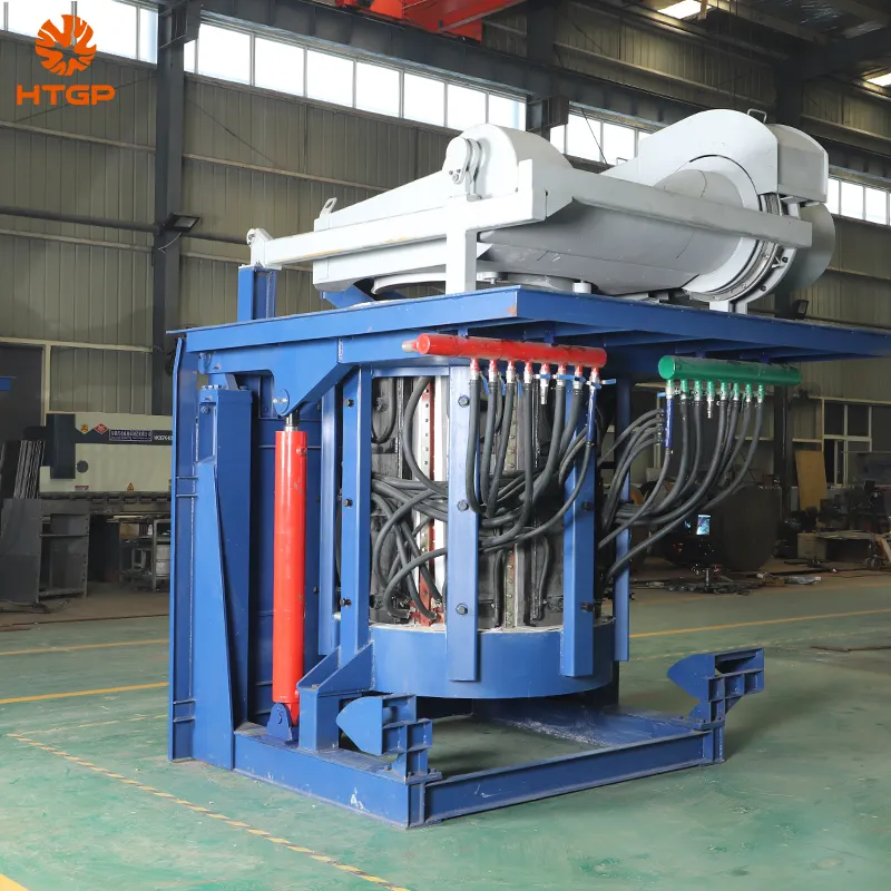 HTGP smelter melt furnaces machine casting smelting copper scrap electric metal steel iron induction melting furnace for sale