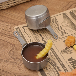 Tasse à sauce vintage en acier inoxydable 304 tasse à sauce à steak américain occidental sauce tomate tasse à jus de poivre - Product Image 3