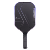 Raquettes de pickleball en fibre de carbone T700, texture tissu sablée