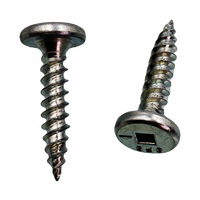 OEM Ceramic Coated Flat Pancake Head Screws for Wood and Metal Roofing Type 17 Point Quick Guard