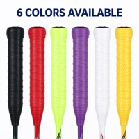 Accessoires de padel OEM, badminton, pickleball, tennis, overgrip de padel, 0,6 mm, PU souple, adhérent, absorbant la transpiration, enveloppe de poignée de raquette