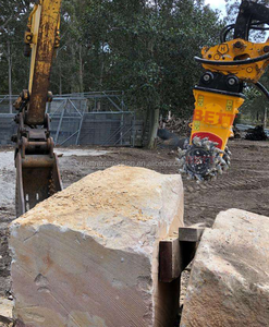 Nhỏ máy xúc file đính kèm Máy xay đá xi măng Road trenching Rock Breaker ngang máy phay thủy lực trống Cutter - Product Image 4