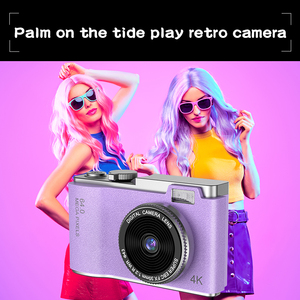 SourcingArk 4K HD Digital Camera CCD Retro Fashion Camera Digital Point <b>Shoot</b> with 16X Zoom FHD 1080P LK-003 - Product Image 3