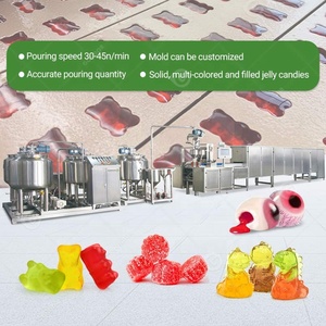 Automatische Lollipop-Bärchen-Produktionslinie: Toffee- und Stärke-Depositor-Maschine für Süßigkeiten, Gelee und Gummibärchen - Product Image 6