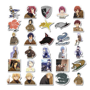 Autocollants en vinyle imperméables pour les fans de Anime 86- Eighty <span class=keywords><strong>Six</strong></span>-pour ordinateur portable Skateboard Décoration, 60 pièces/sac - Product Image 2