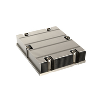 Tout nouveau serveur 1U 4 caloducs multi-plate-forme CPU dissipateur de chaleur prise en charge SP5/AMD + ordinateur Base en cuivre carte mère radiateur Stock