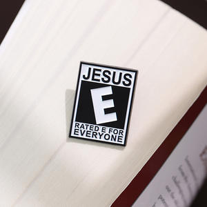 Jesus Saves Enamel <strong>Pins</strong> Custom <strong>Cross</strong> Shape Brooches Lapel Badges Gift for Kids Friends Perfect for Backpacks and Clothes - Product Image 3
